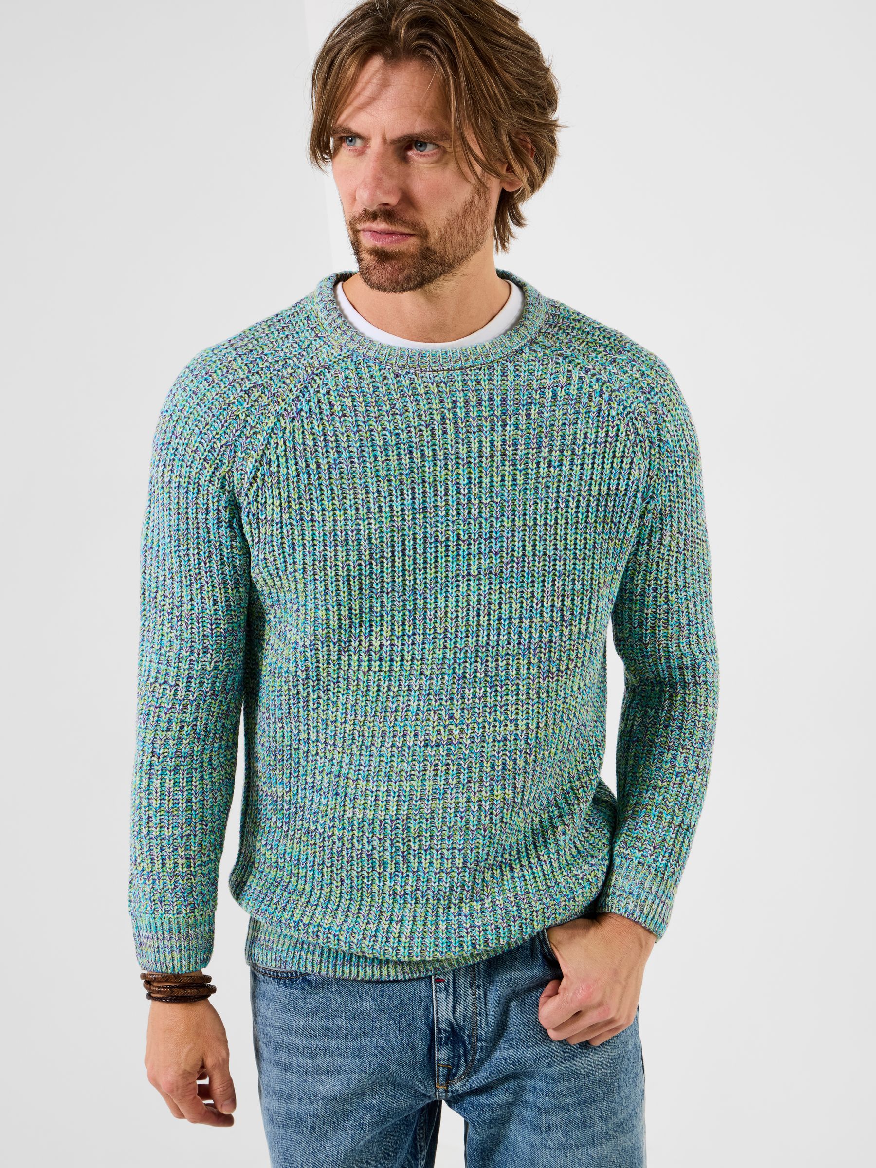 Buy Joe Browns Green Summer Fresh Crew Neck Knit Jumper from the