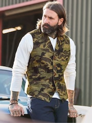 Joe Browns Cool In Camo Waistcoat - Εικόνα 6 του 9