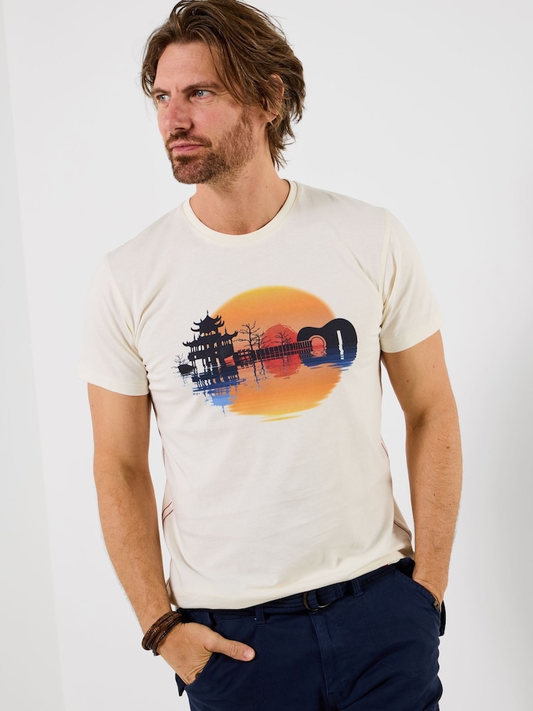 Joe Browns Cream Reflect On Good Times T-Shirt - Image 1 of 5