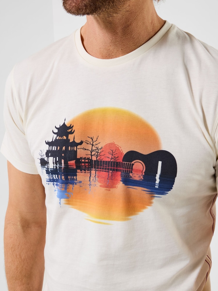 Joe Browns Cream Reflect On Good Times T-Shirt - Image 2 of 5