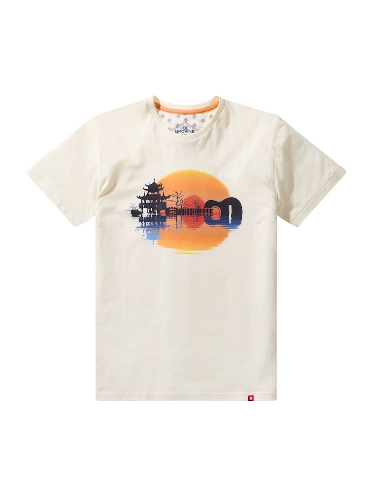 Joe Browns Cream Reflect On Good Times T-Shirt - Image 5 of 5