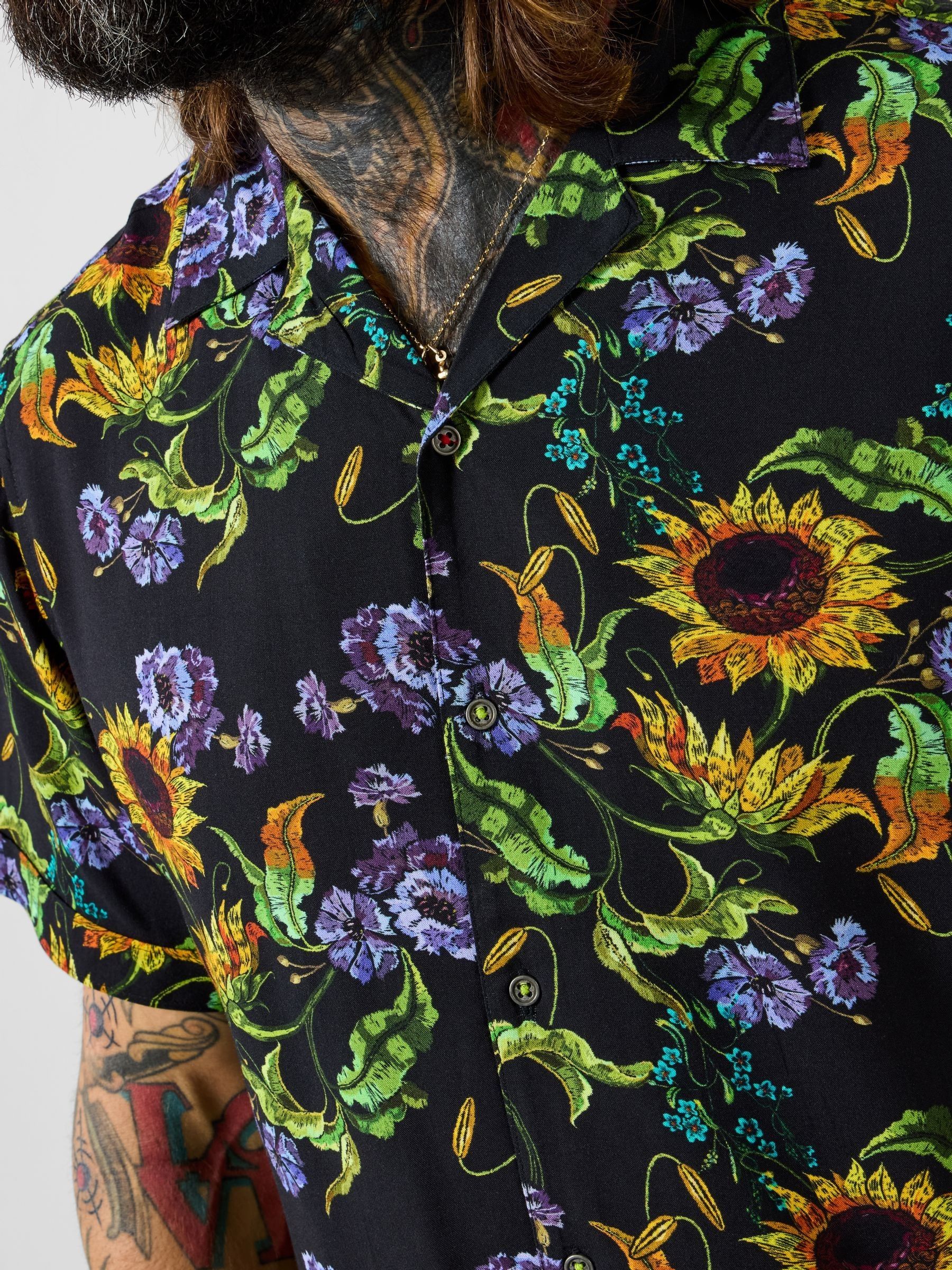 Buy Joe Browns Black Sensational Sunflower Shirt from the Next UK