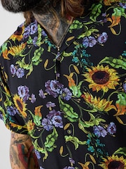 Joe Browns Black Sensational Sunflower Shirt - Image 2 of 6