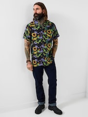 Joe Browns Black Sensational Sunflower Shirt - Image 3 of 6