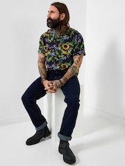 Joe Browns Black Sensational Sunflower Shirt - Image 5 of 6