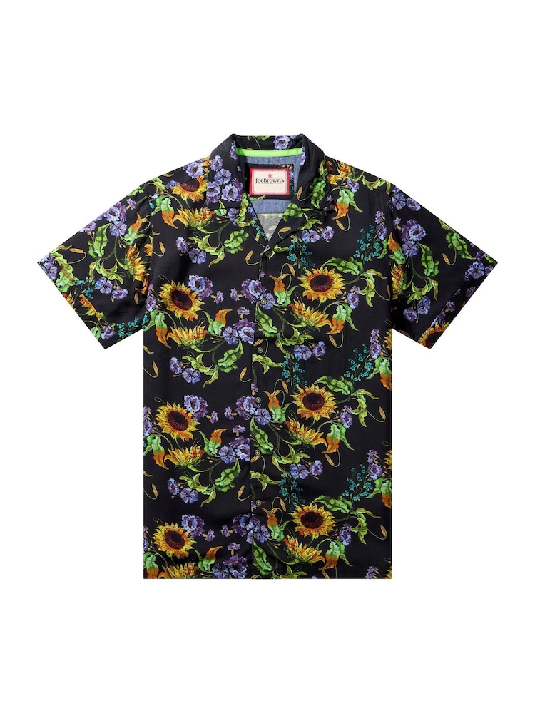 Joe Browns Black Sensational Sunflower Shirt - Image 6 of 6