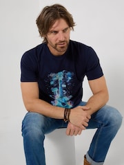 Joe Browns Blue Sensational Sounds T-Shirt - Image 1 of 5