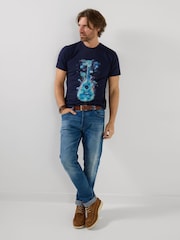 Joe Browns Blue Sensational Sounds T-Shirt - Image 2 of 5