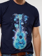 Joe Browns Blue Sensational Sounds T-Shirt - Image 4 of 5