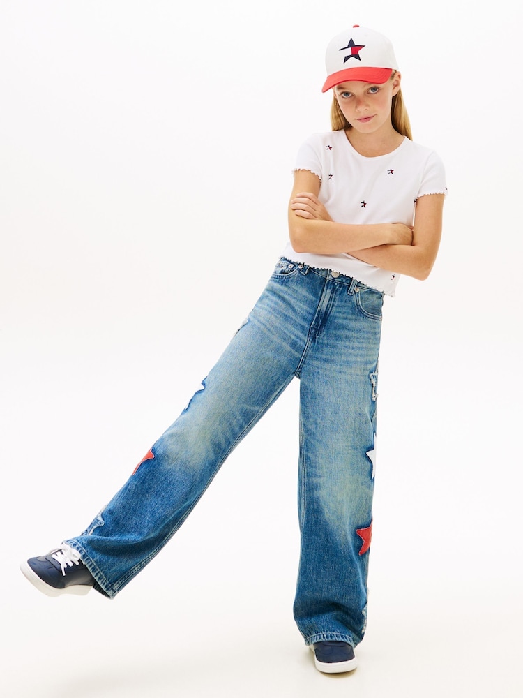 Tommy Hilfiger Star Flag Embroidery Extra Slim Top - Imaginea 2 din 5