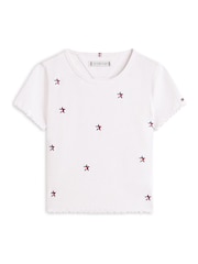 Tommy Hilfiger Star Flag Embroidery Extra Slim Top - Imaginea 5 din 5