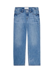 Abercrombie & Fitch Blue Low Rise Baggy Jeans - Image 4 of 7