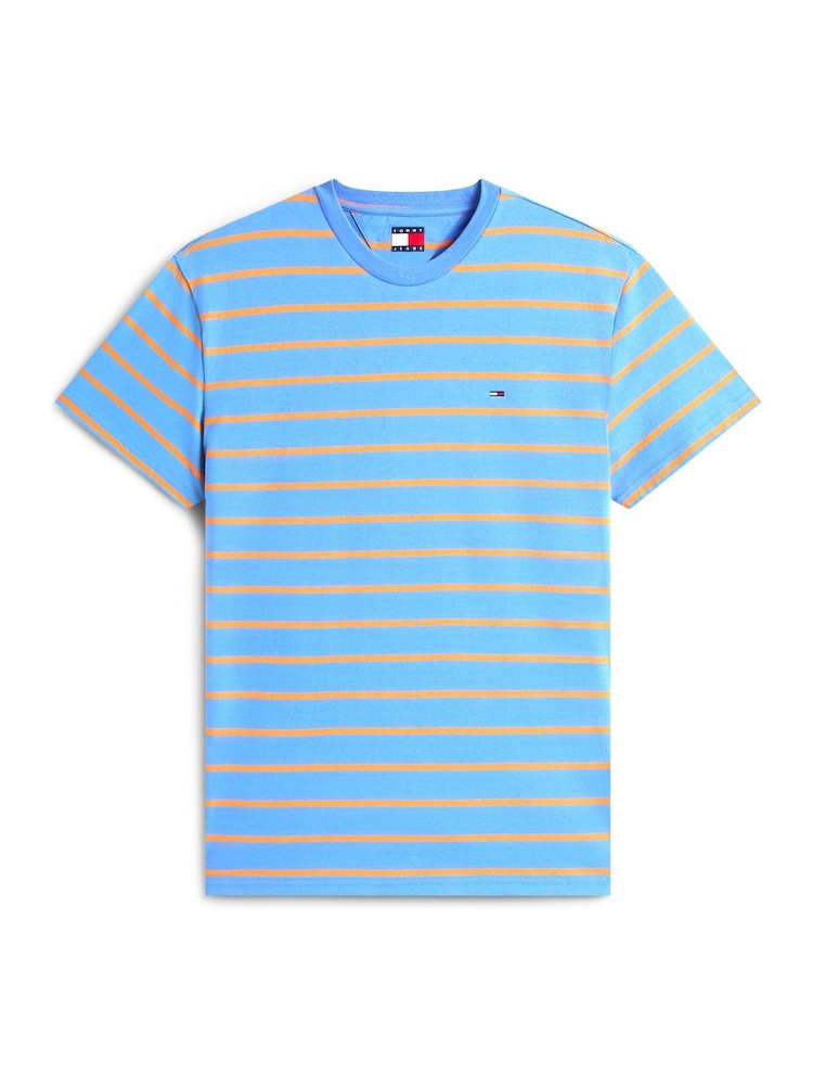 Tommy Jeans Flag Stripe Jersey T-Shirt - Image 5 of 5