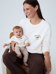 Cream - Hamish The Highland Cow Mama & Mini Matching Sweatshirts - Imaginea 1 din 7