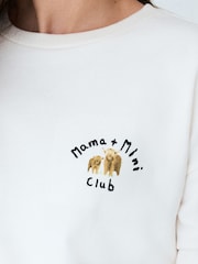 Cream - Hamish The Highland Cow Mama & Mini Matching Sweatshirts - Imaginea 4 din 7