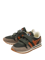 Gola Green Kids' Daytona Strap Trainers - Image 2 of 4