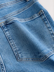 أزرق/أسود - High Rise Stretch Wide Leg Jeans 2 Pack - صورة 10 من 11