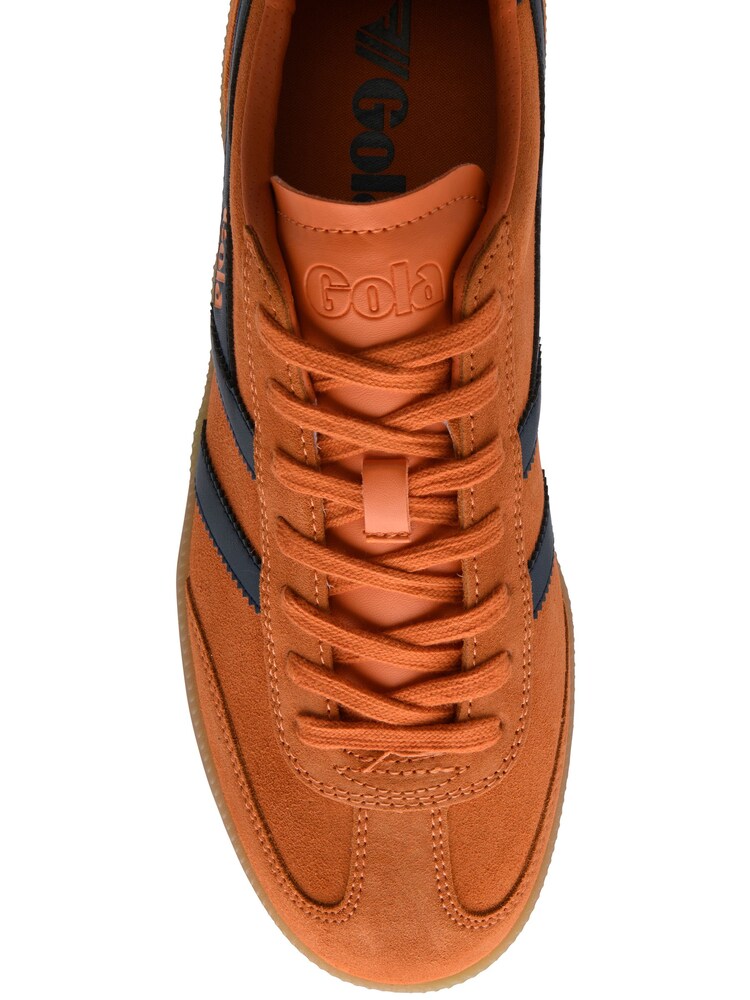Gola Orange Viper Suede Lace-Up Trainers - Image 4 of 4