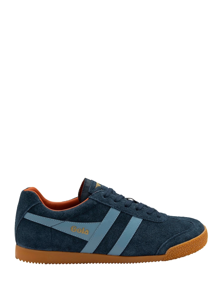 Gola Blue Harrier Lace-Up Trainers - Image 1 of 4 Gola Blue Harrier Lace-Up Trainers - Image 1 of 4