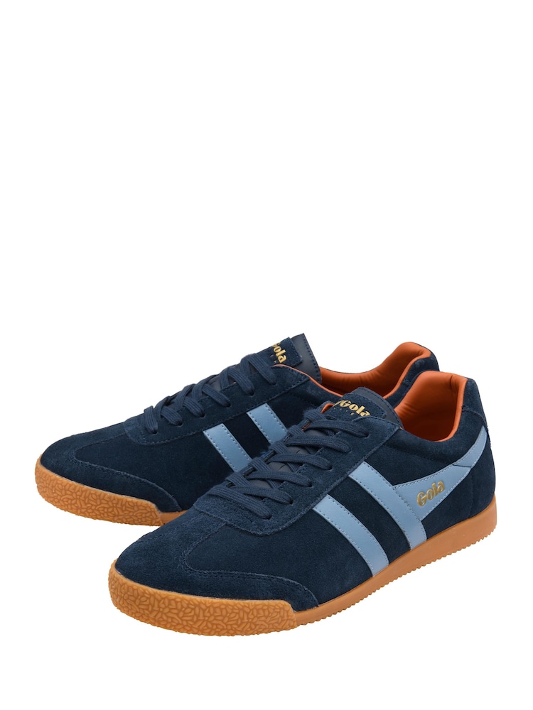 Gola Blue Harrier Lace-Up Trainers - Image 2 of 4 Gola Blue Harrier Lace-Up Trainers - Image 2 of 4