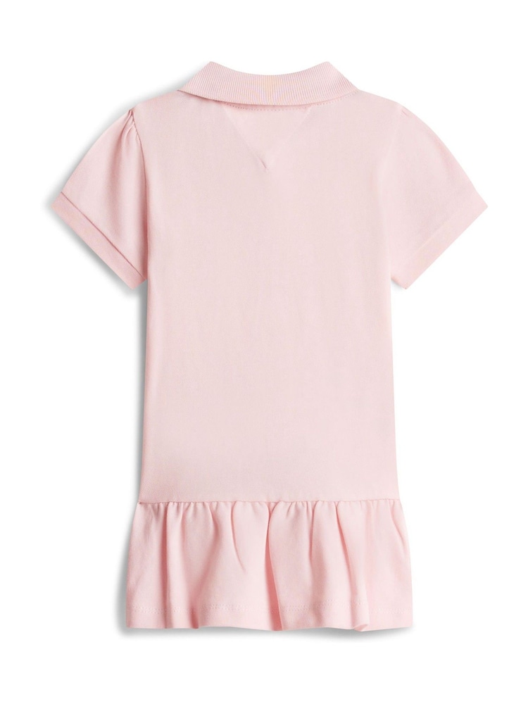 Tommy Hilfiger Essential Pique Short Sleeve Polo Dress - Imaginea 2 din 2 Tommy Hilfiger Essential Pique Short Sleeve Polo Dress - Imaginea 2 din 2