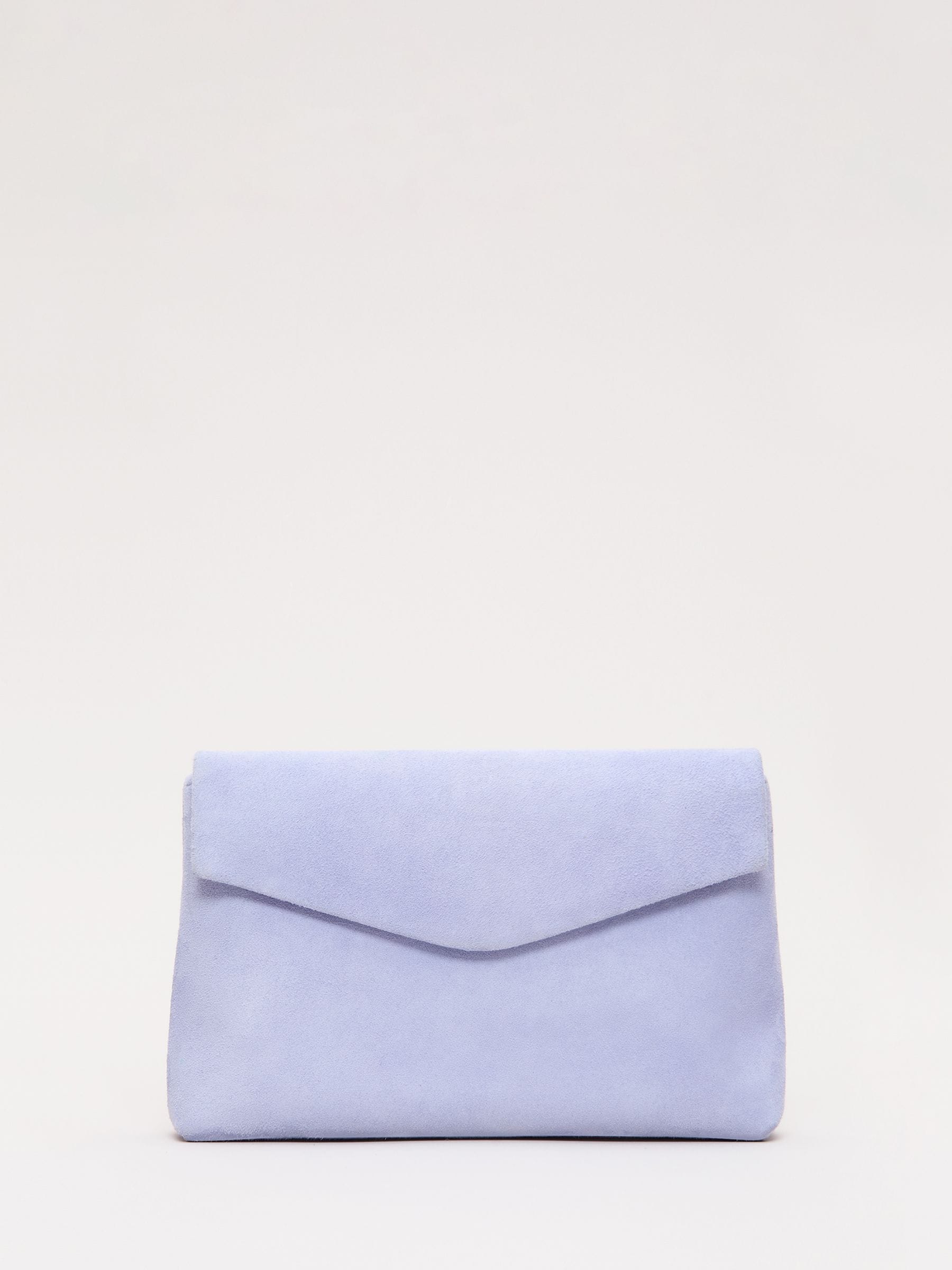 Phase Eight Women's Purple Suede Clutch Bag