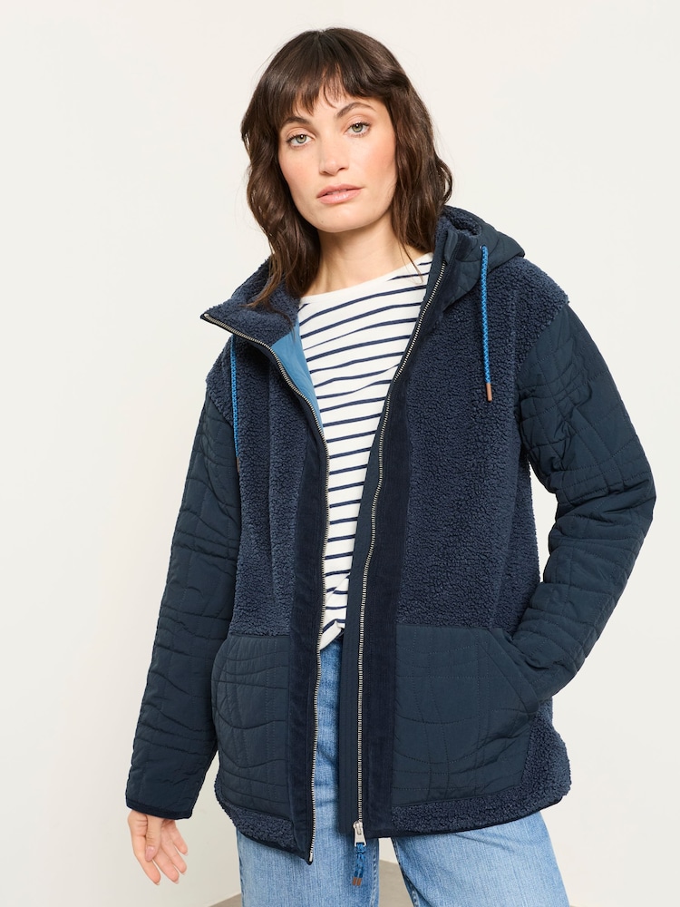 Marine - FatFace – Fleece-Jacke - Bild 1 von 8 Marine - FatFace – Fleece-Jacke - Bild 1 von 8