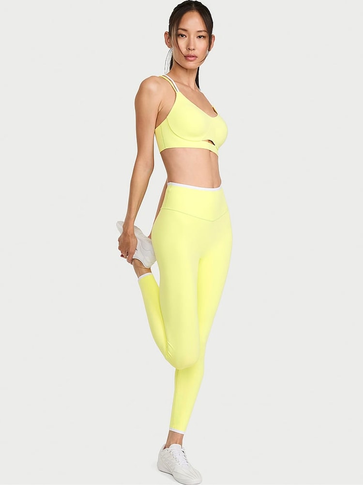 Victoria's Secret Lime Yellow Elevate™ Leggings - Image 2 of 3 Victoria's Secret Lime Yellow Elevate™ Leggings - Image 2 of 3