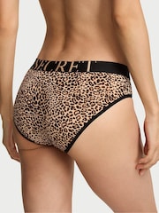 Victoria's Secret Leopard Brown Hipster Exploded Logo Knickers - Image 2 of 2