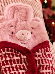 Pink Pig in Blanket Hot Water Bottle - Image 2 of 4