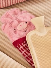 Pink Pig in Blanket Hot Water Bottle - Image 3 of 4