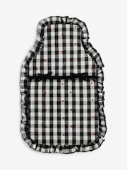 Monochrome Gingham Heart Hot Water Bottle - Image 5 of 5