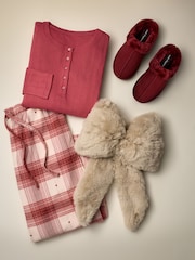 Natural Faux Fur Bow Hottie - Image 4 of 6