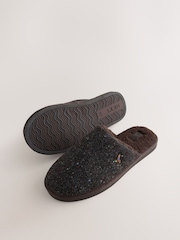 Brown Duck Mule Slippers - Image 3 of 5