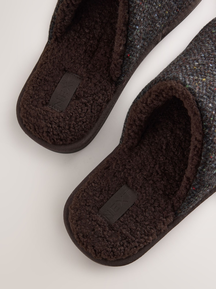 Brown Duck Mule Slippers - Image 5 of 5