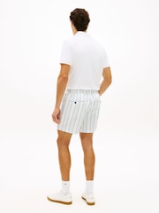 Tommy Hilfiger Blue Dover Open Weave Dobby 8" Inseam Shorts - Image 3 of 5