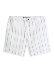 Tommy Hilfiger Blue Dover Open Weave Dobby 8" Inseam Shorts - Image 5 of 5