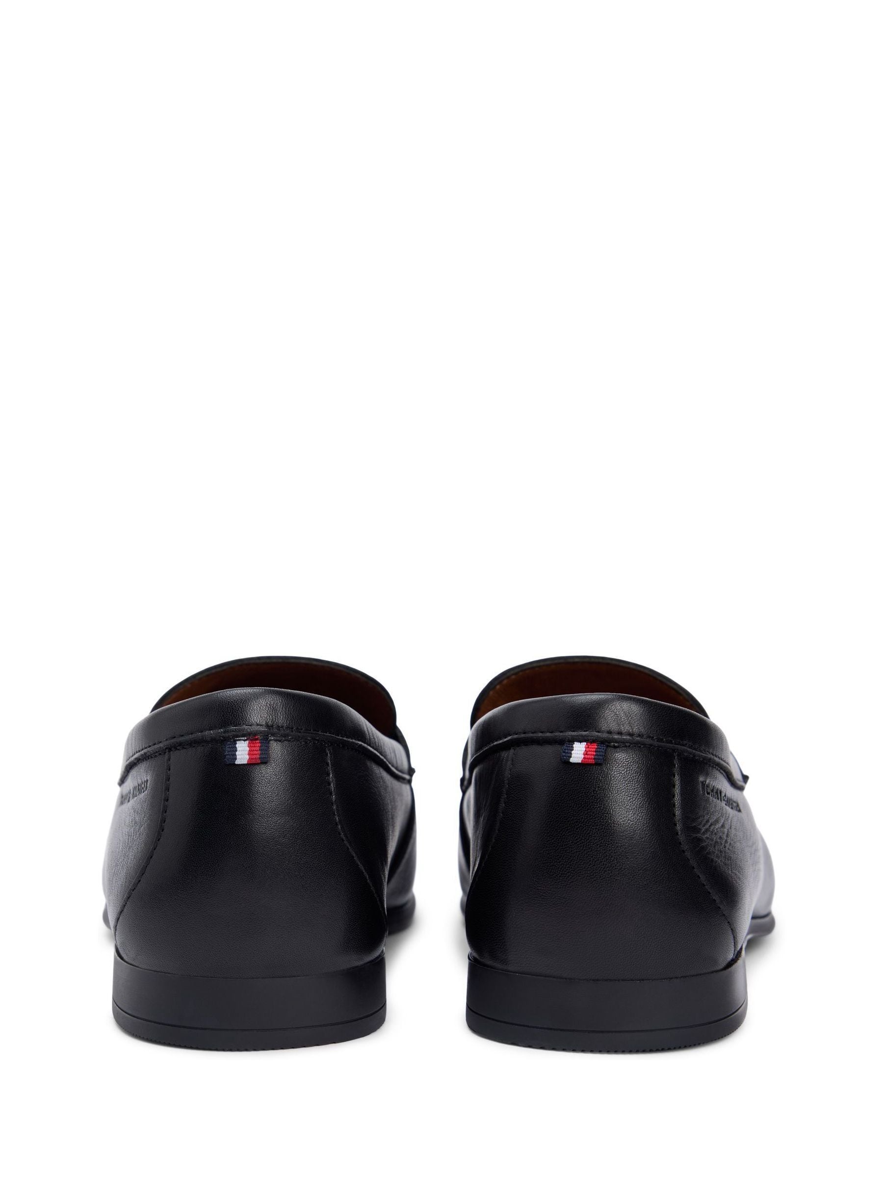 Buy Tommy Hilfiger Black Leather Flexible Loafers from Next USA