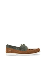 Tommy Hilfiger Brown Suede Boat Shoes - Image 1 of 6