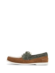 Tommy Hilfiger Brown Suede Boat Shoes - Image 2 of 6