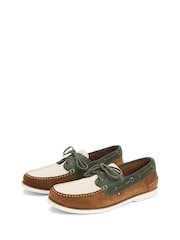 Tommy Hilfiger Brown Suede Boat Shoes - Image 3 of 6