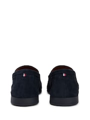Tommy Hilfiger Blue Suede Flexible Loafers - Image 4 of 6