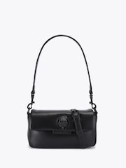 Kurt Geiger London Black Leather Mini Oxford Drench Bag - Image 1 of 5
