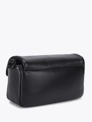 Kurt Geiger London Black Leather Mini Oxford Drench Bag - Image 3 of 5
