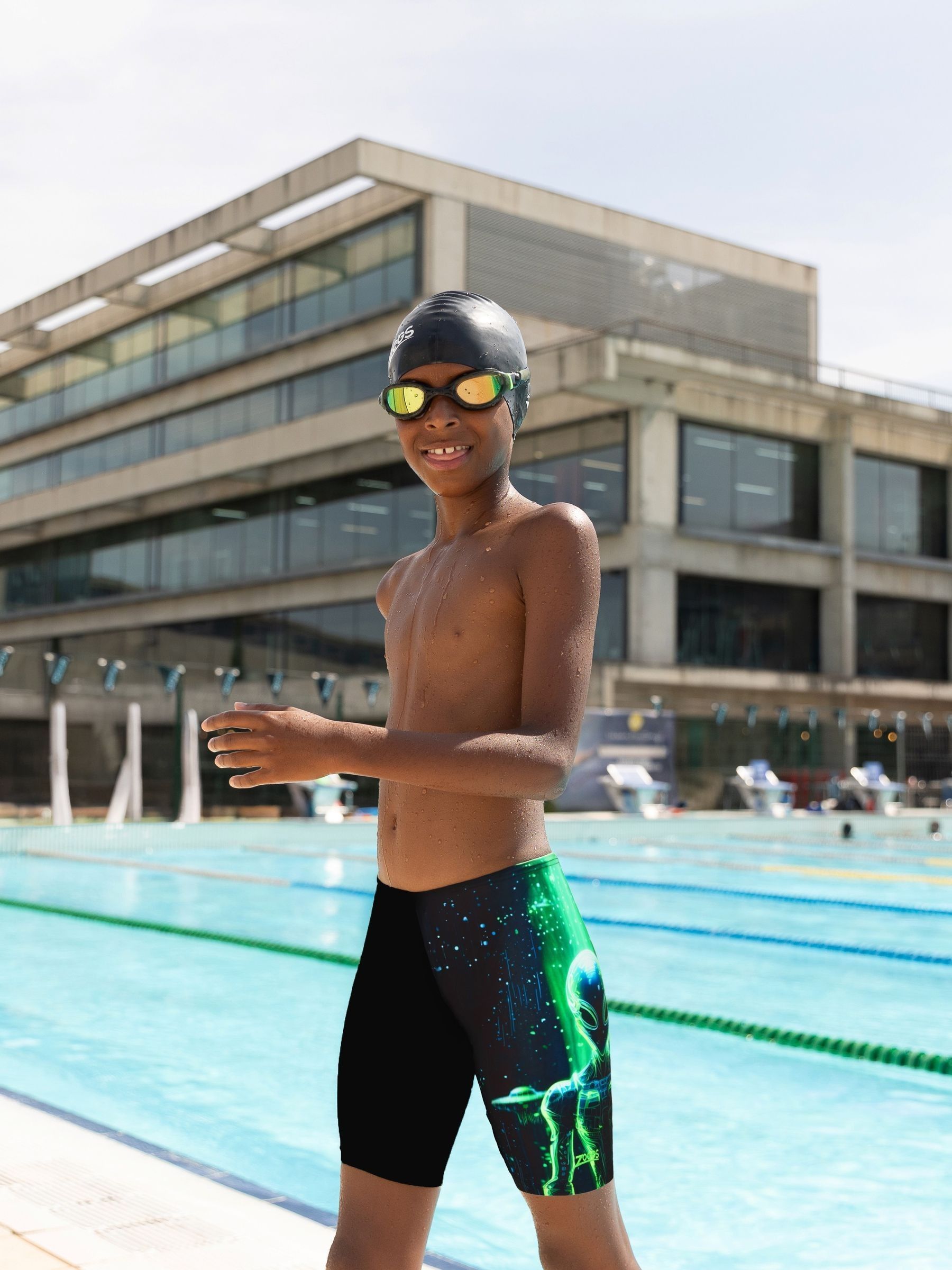 Buy Zoggs Black Mid Jammer Swim Shorts from Next USA