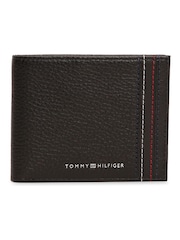 Tommy Hilfiger Black Leather Bifold Credit Card Wallet - Image 1 of 4