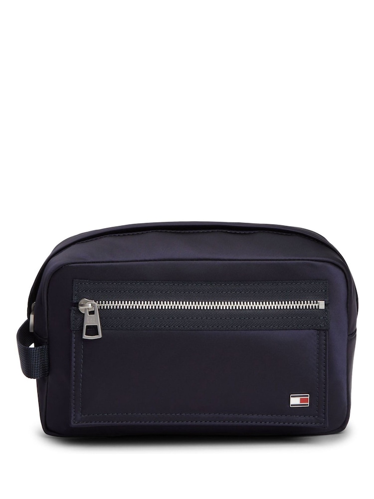 Tommy Hilfiger Blue Enamel Flag Travel Washbag - Image 1 of 4