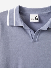 Cotton On Grey Open Neck Polo Shirt - Image 3 of 3