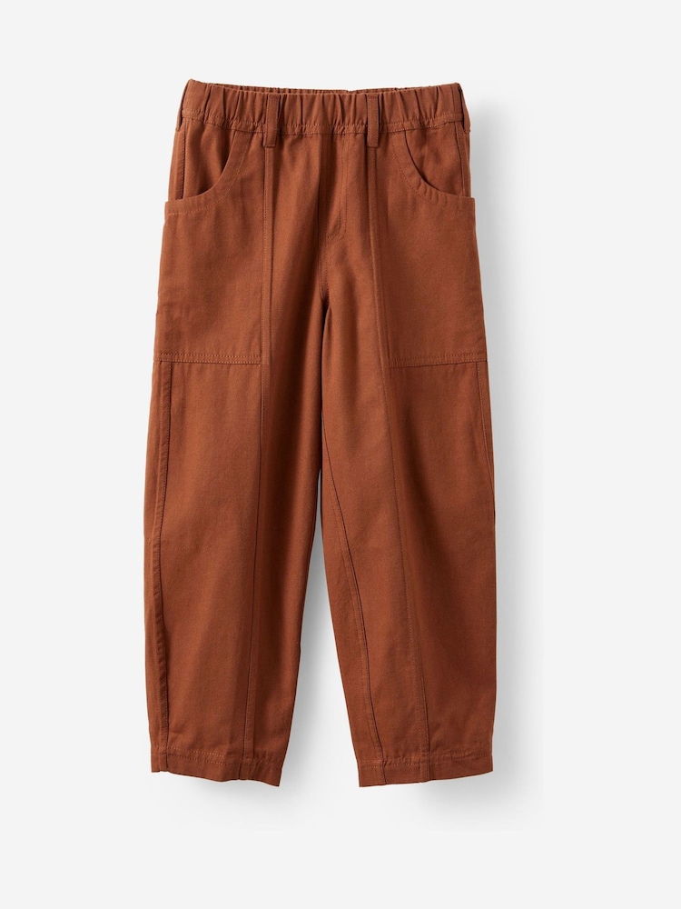 Cotton On Brown Patrick Panel Trousers - Image 1 of 3