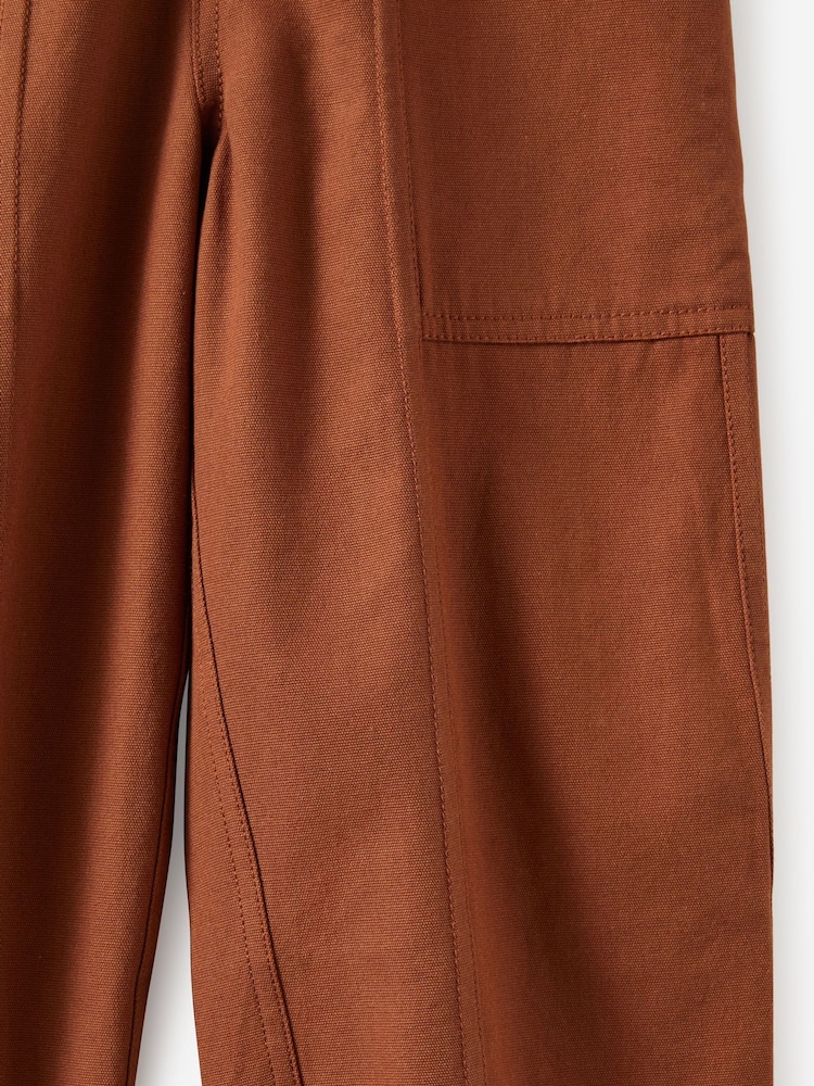 Cotton On Brown Patrick Panel Trousers - Image 3 of 3